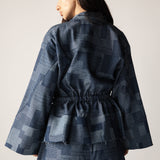 Checked Denim Jacket - AB ESSENTIALS