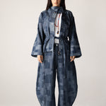 Checked Denim Jacket - AB ESSENTIALS