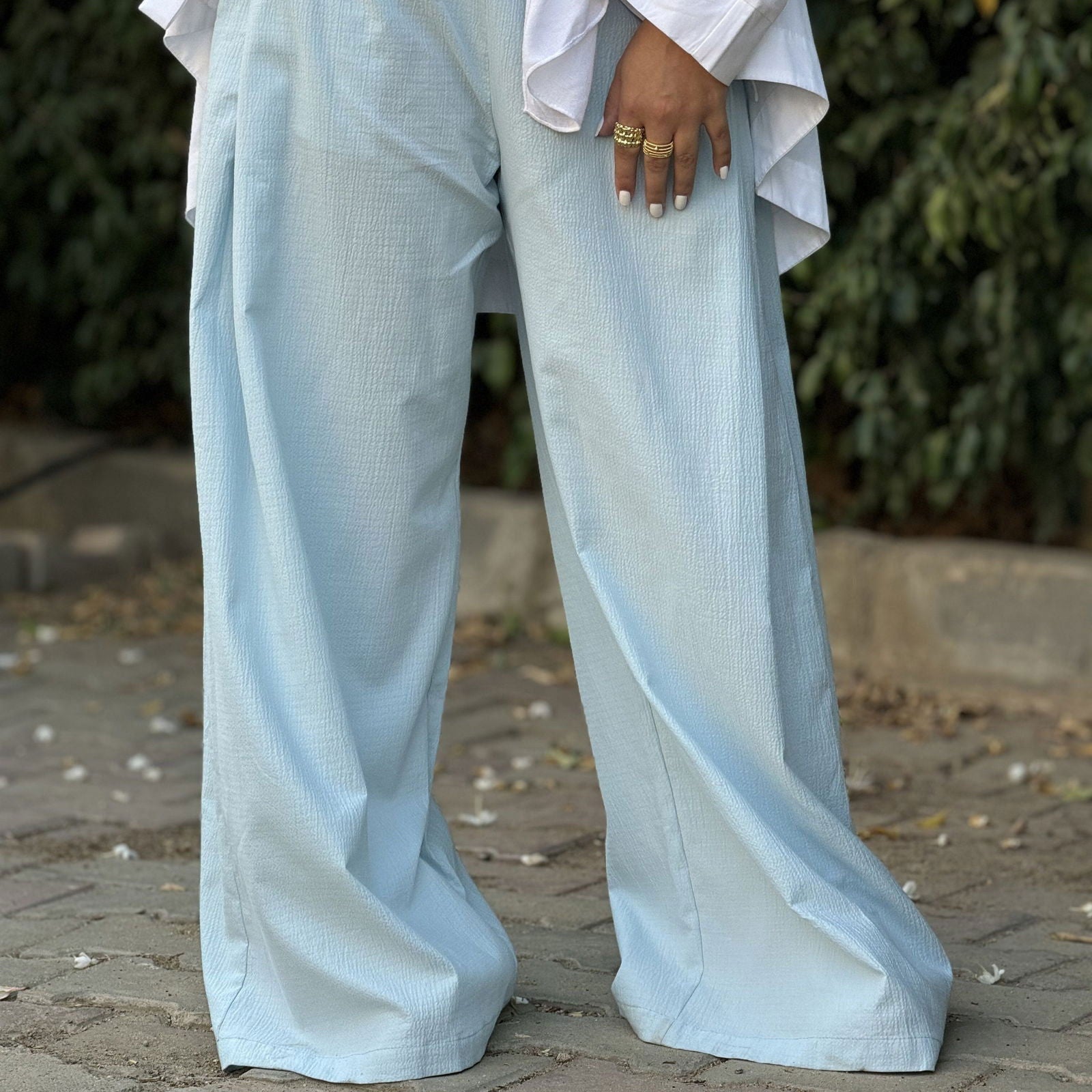 Cleo Pants Baby Blue - AB ESSENTIALS
