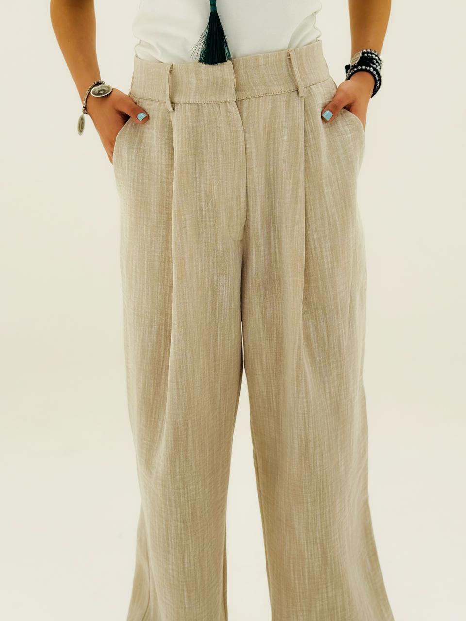 Comfort Pants Dark Beige - AB ESSENTIALS