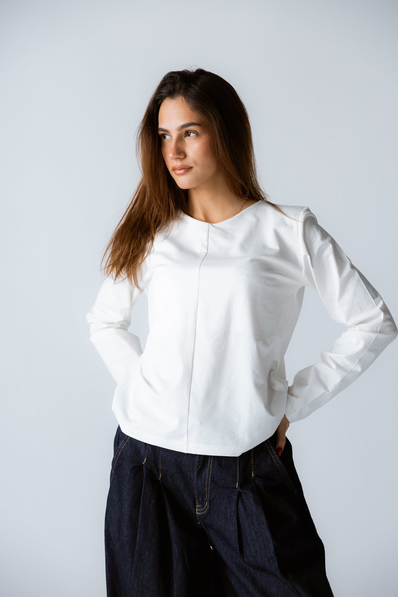 Core Tee White - AB ESSENTIALS