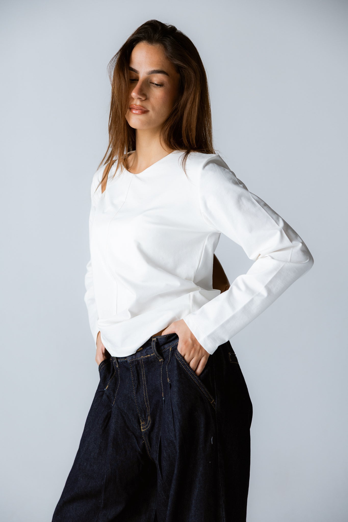Core Tee White - AB ESSENTIALS
