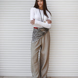 Crinky Pants Beige - AB ESSENTIALS