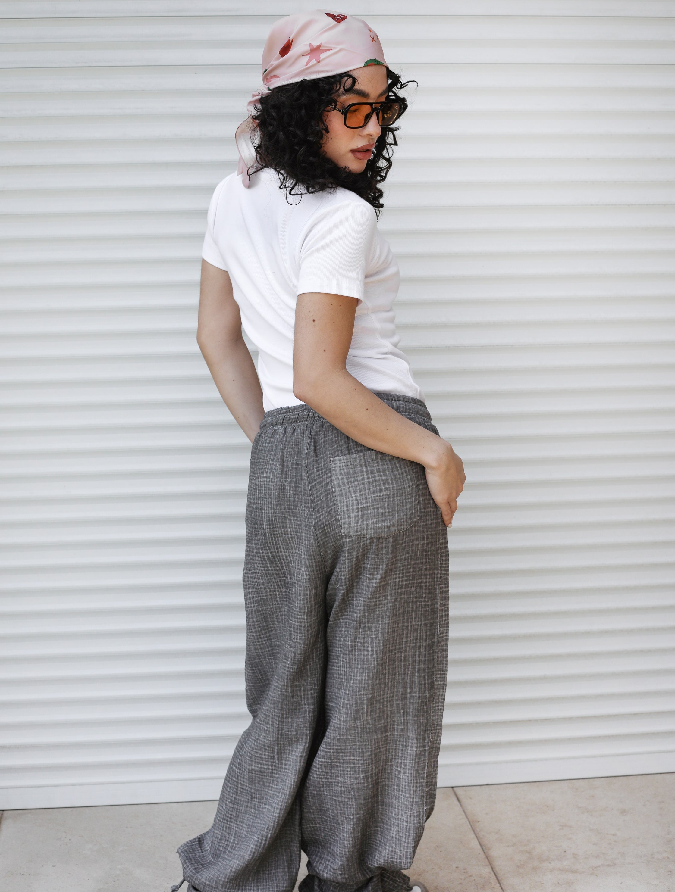 Crinky Pants Grey - AB ESSENTIALS