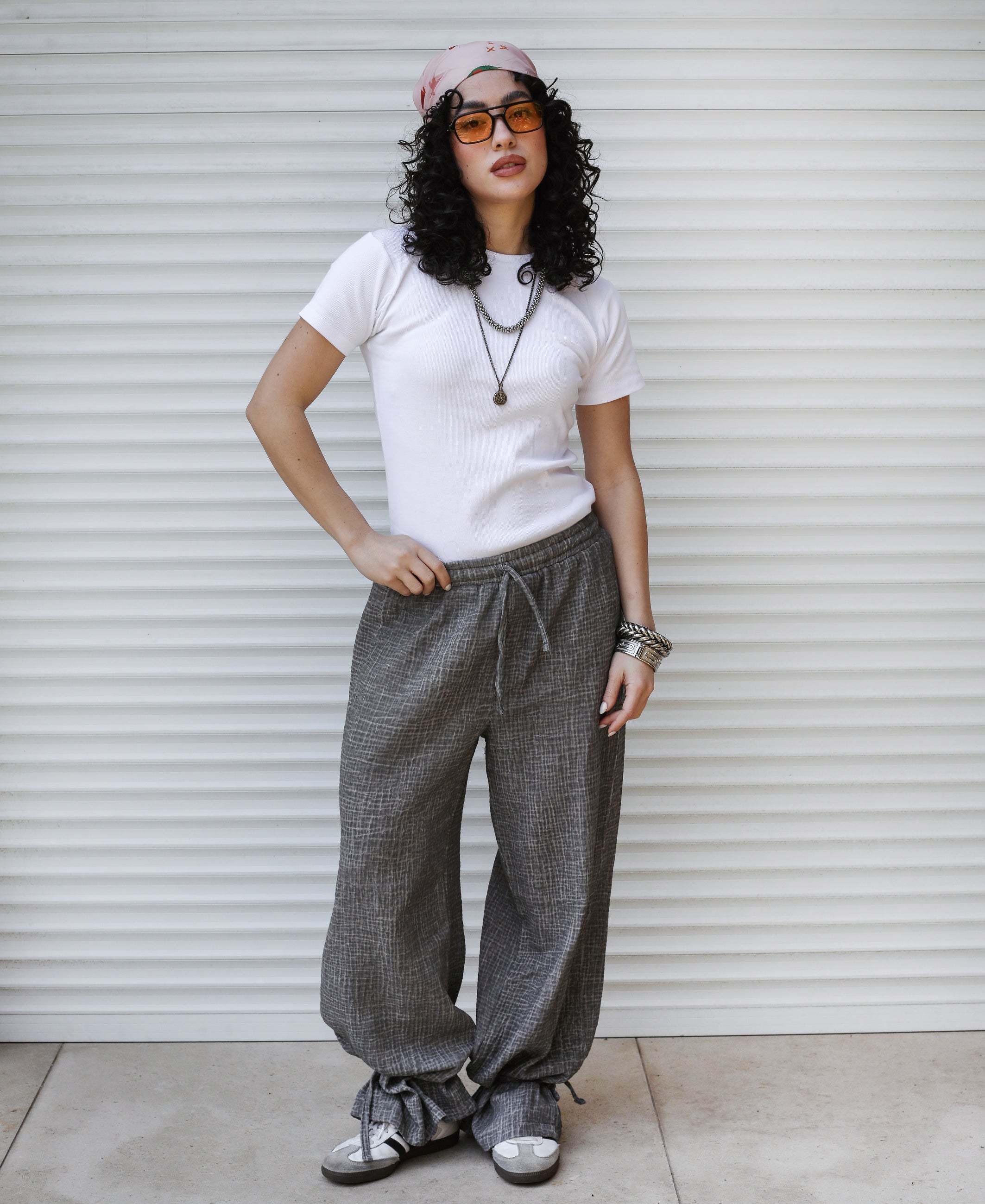 Crinky Pants Grey - AB ESSENTIALS