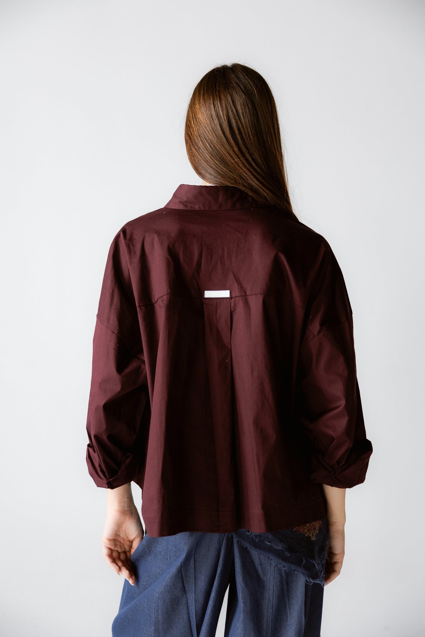 Cropi Shirt Aubergine - AB ESSENTIALS