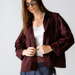 Cropi Shirt Aubergine - AB ESSENTIALS