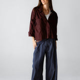 Cropi Shirt Aubergine - AB ESSENTIALS