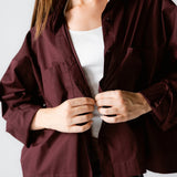Cropi Shirt Aubergine - AB ESSENTIALS