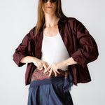 Cropi Shirt Aubergine - AB ESSENTIALS