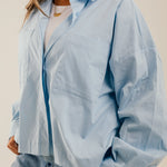 Cropi Shirt Baby Blue - AB ESSENTIALS