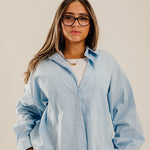 Cropi Shirt Baby Blue - AB ESSENTIALS