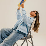 Cropi Shirt Baby Blue - AB ESSENTIALS