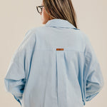 Cropi Shirt Baby Blue - AB ESSENTIALS