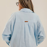 Cropi Shirt Baby Blue - AB ESSENTIALS
