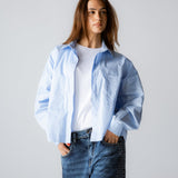 Cropi Shirt Baby Blue - AB ESSENTIALS