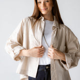 Cropi Shirt Beige - AB ESSENTIALS