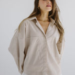 Cropi Shirt Beige - AB ESSENTIALS