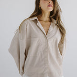 Cropi Shirt Beige - AB ESSENTIALS