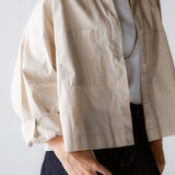 Cropi Shirt Beige - AB ESSENTIALS
