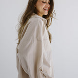 Cropi Shirt Beige - AB ESSENTIALS