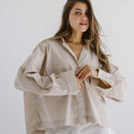 Cropi Shirt Beige - AB ESSENTIALS