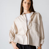 Cropi Shirt Beige - AB ESSENTIALS
