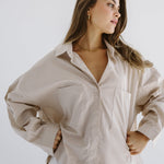 Cropi Shirt Beige - AB ESSENTIALS