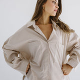 Cropi Shirt Beige - AB ESSENTIALS