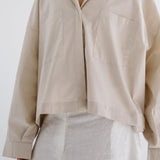 Cropi Shirt Beige - AB ESSENTIALS