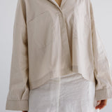 Cropi Shirt Beige - AB ESSENTIALS