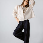 Cropi Shirt Beige - AB ESSENTIALS