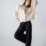Cropi Shirt Beige - AB ESSENTIALS