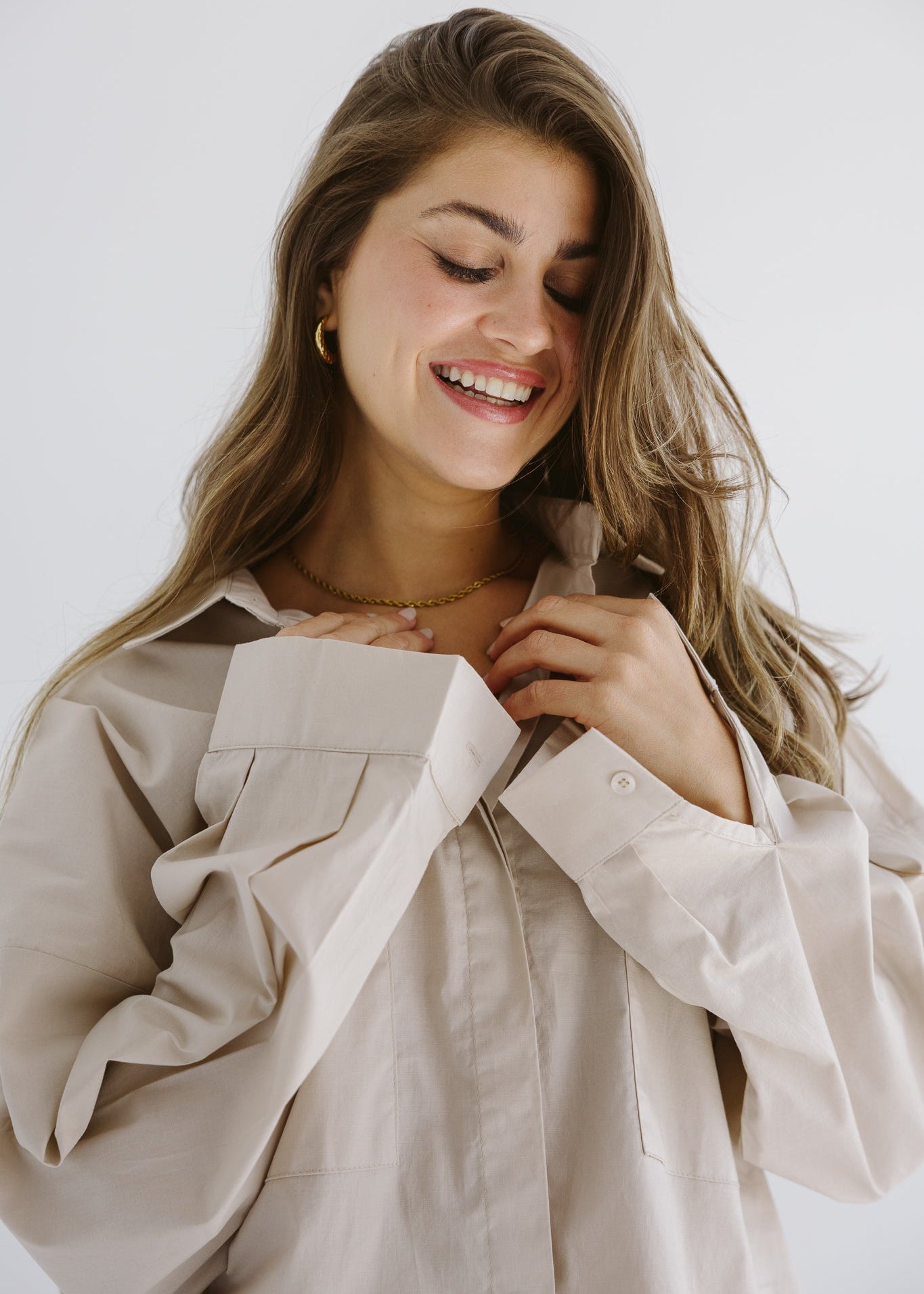 Cropi Shirt Beige - AB ESSENTIALS