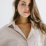 Cropi Shirt Beige - AB ESSENTIALS
