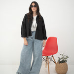 Cropi Shirt Black - AB ESSENTIALS