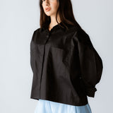Cropi Shirt Black - AB ESSENTIALS