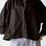 Cropi Shirt Black - AB ESSENTIALS