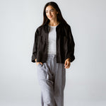 Cropi Shirt Black - AB ESSENTIALS