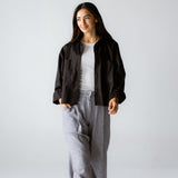 Cropi Shirt Black - AB ESSENTIALS