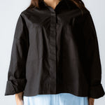 Cropi Shirt Black - AB ESSENTIALS