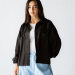 Cropi Shirt Black - AB ESSENTIALS