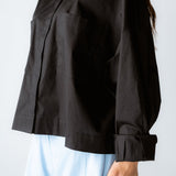 Cropi Shirt Black - AB ESSENTIALS