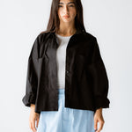 Cropi Shirt Black - AB ESSENTIALS