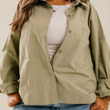 Cropi Shirt Light Olive - AB ESSENTIALS