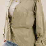 Cropi Shirt Light Olive - AB ESSENTIALS