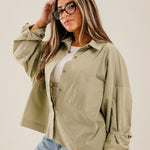 Cropi Shirt Light Olive - AB ESSENTIALS