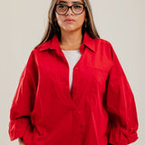 Cropi Shirt Red - AB ESSENTIALS