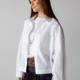 Cropi Shirt White - AB ESSENTIALS