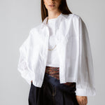 Cropi Shirt White - AB ESSENTIALS